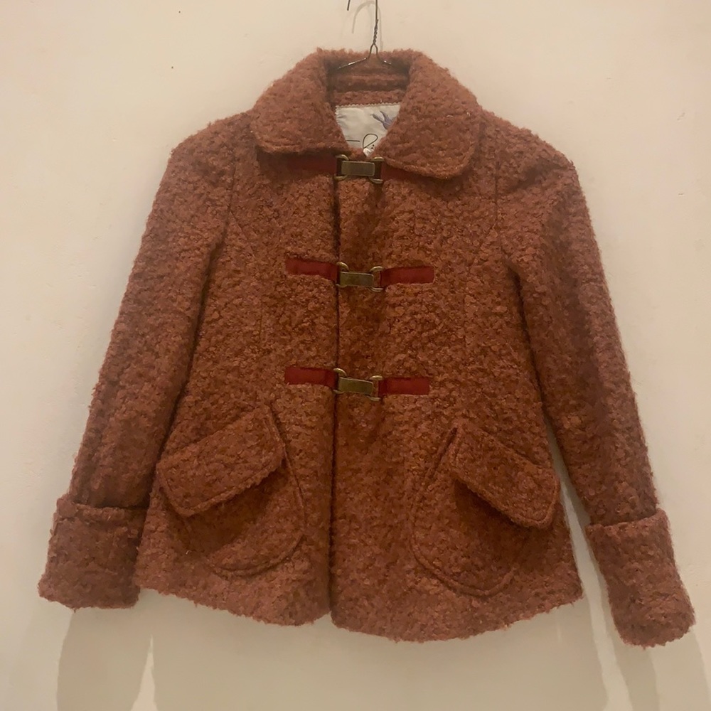 Anthropologie Tabitha Pea Coat XS
